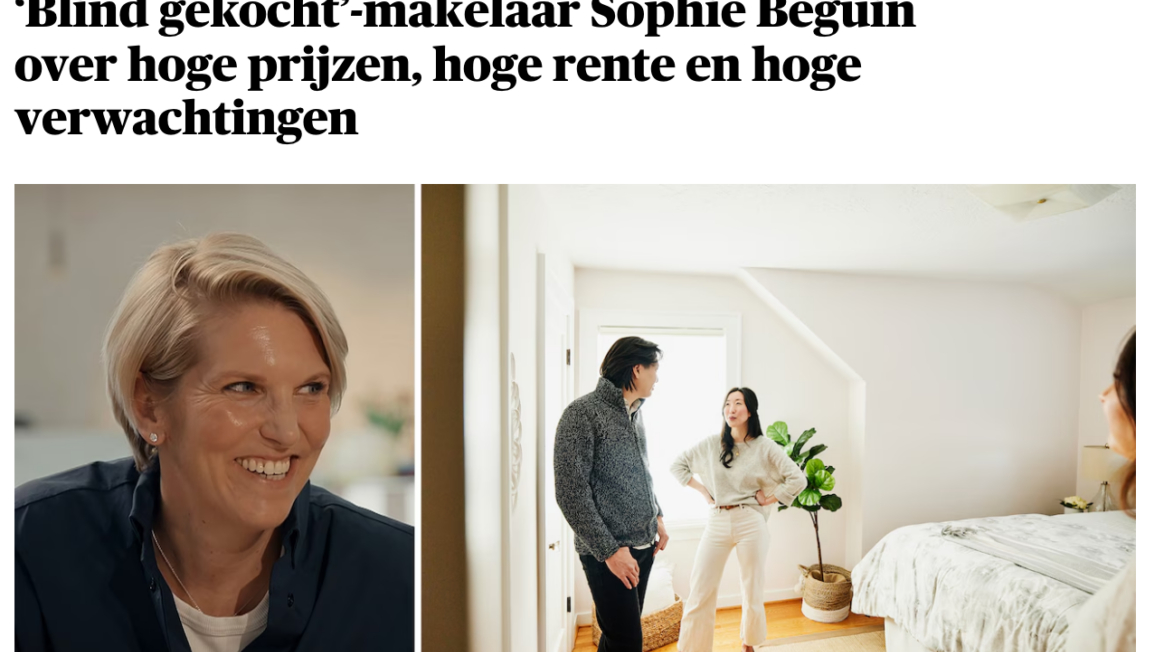 De Morgen Sophie Blind gekocht