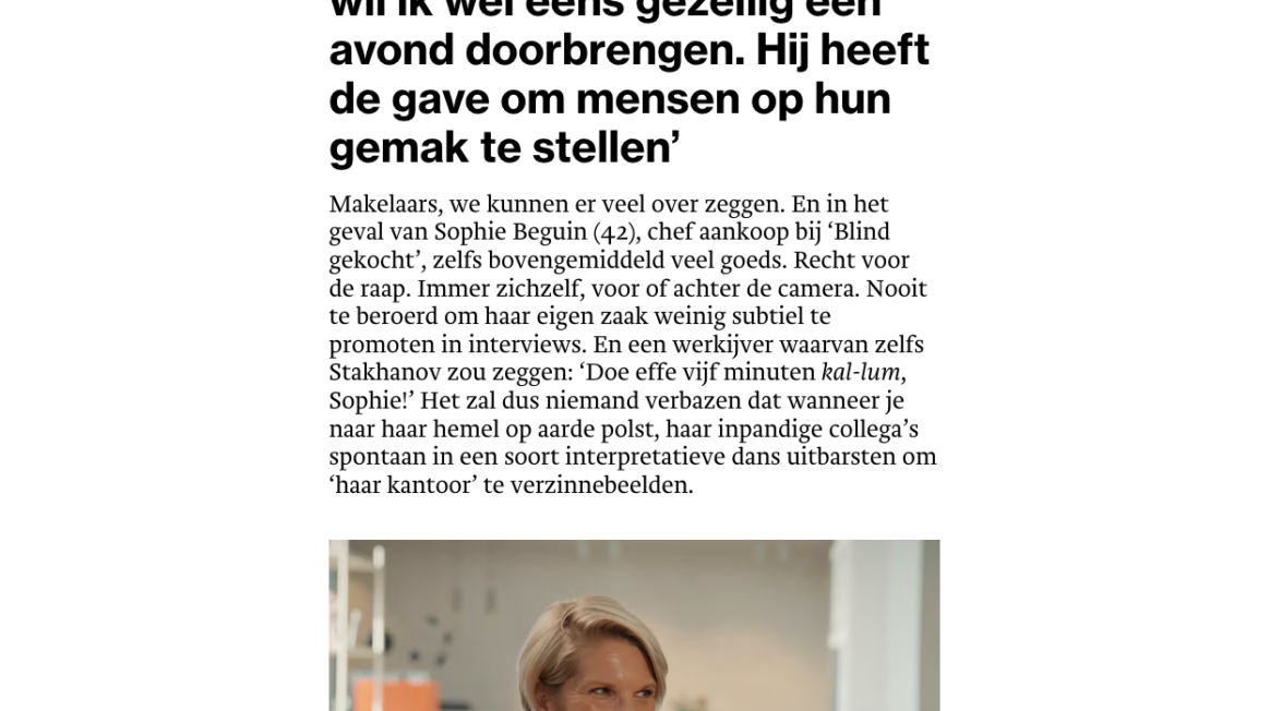 Sophie in Humo