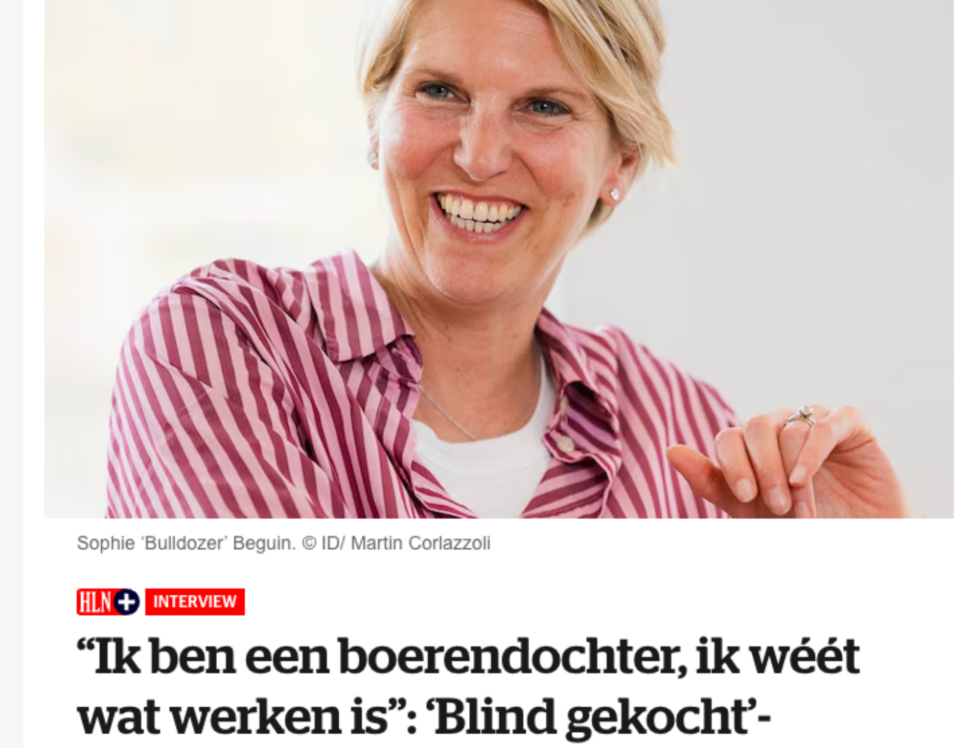 HLN Sophie Boerendochter