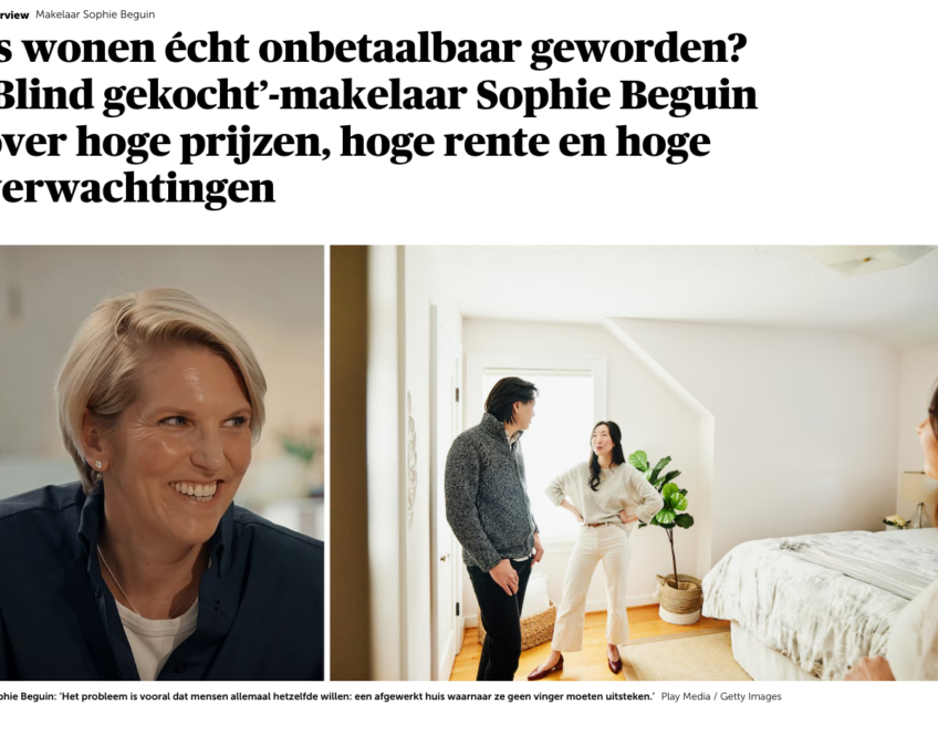 De Morgen Sophie Blind gekocht